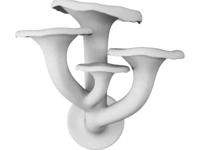 Mushroom Wall Light Extra Small 3D model