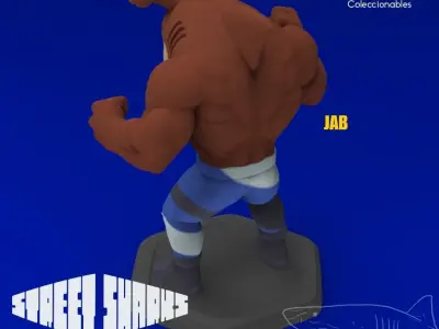Street Sharks - Jab - Full Figure 3D print model
