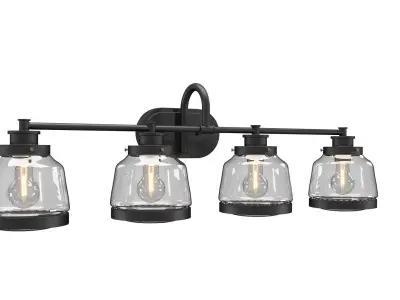 Judson 4-Light Bath Vanity Wall Light 3D model