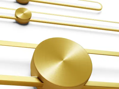 Wall Light C130 Low-poly 3D model