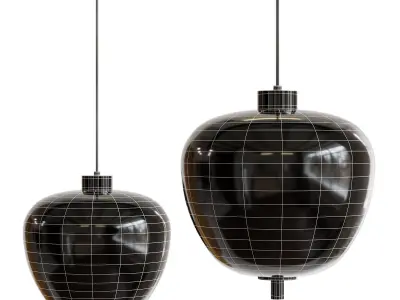 RAVI Pendant lamp Low-poly 3D model