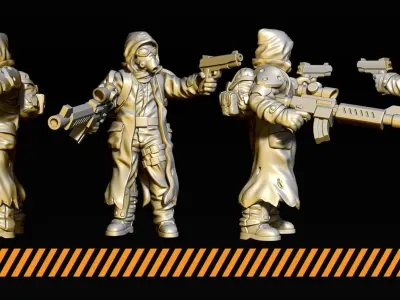 Apocalypse survivors 3D print model
