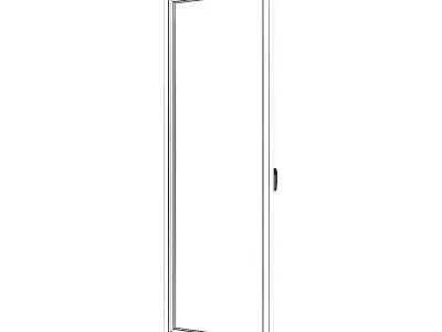 Wooden Window 03 3D model