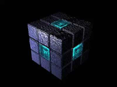 Ski-Fi Cube 3D model