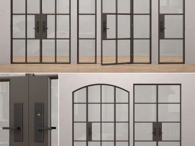 Rehme steel doors 3 3D model