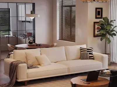 Interior Living Room Scene 16 3D model