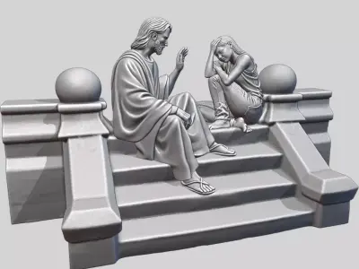 Let Jesus Heal You 3D print model