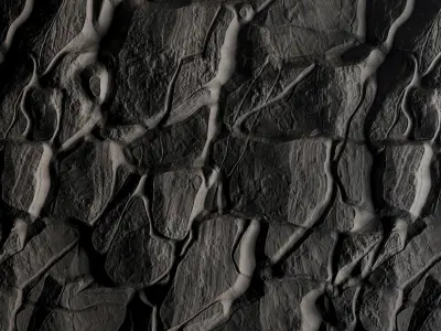 H116 Rock Cliff - PBR - 4K - Seamless - SBSAR Texture