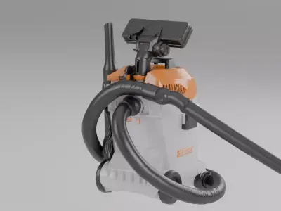 Large Vacuum Cleaner 3D Model 3D model