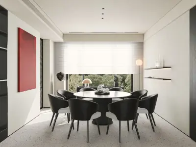 apartment interior scenes        3D model 11