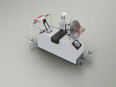 Skyway Condition Weather Station 3D model