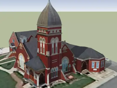 DeHaven Baptist Church 3D model
