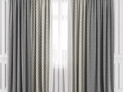 Curtain Set 150C 3D model