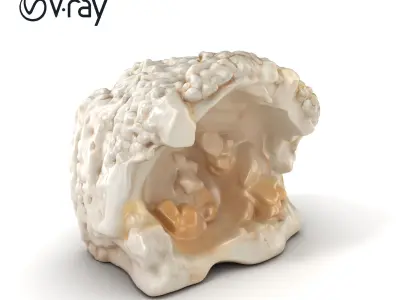 Crystalline Grotto Formation model pack Low-poly 3D model