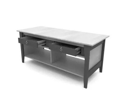 coffee table Low-poly 3D model