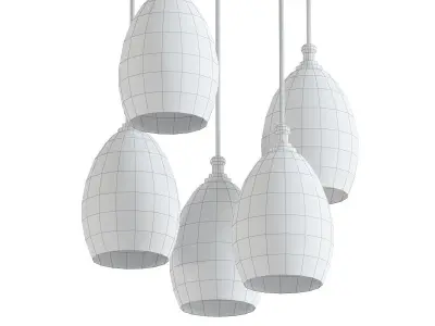 Cluster Pendant 3D model