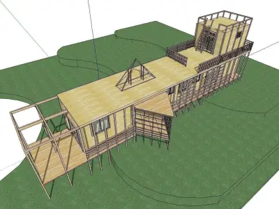 Creative Design-Holiday Cabin-0132 3D model