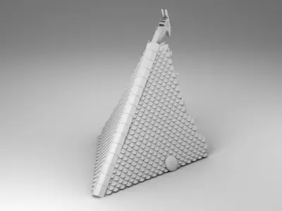 Vikings house on the swamp 3D print model