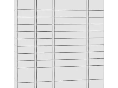 Parcel pick-up point 3D model