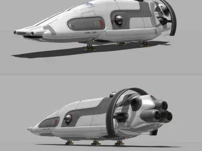 Areo Courier 3D model