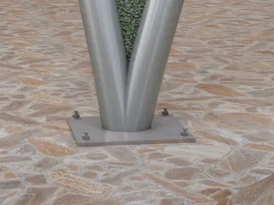 Modern Tent Free 3D model