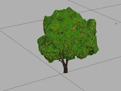 Low Poly Tree Stylish Low-poly 3D model