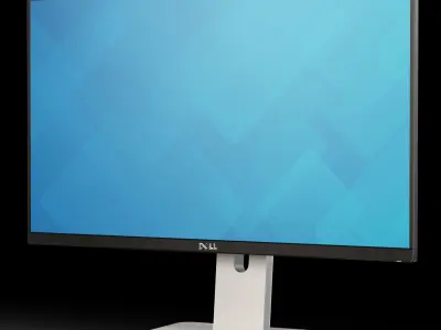 Dell UltraSharp U2414H LED monitor Low-poly 3D model