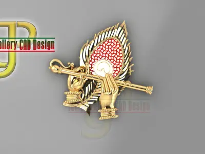 FETHER PENDENT 3D print model