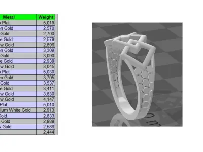 39 ring 3D print model