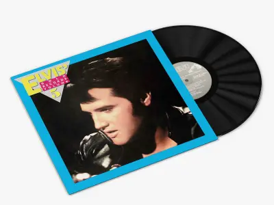 vinyl record Elvis Gold Records Volume 5 Low-poly 3D model