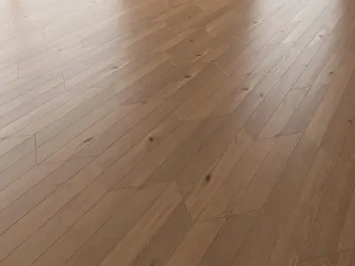  Parquet Oak Nut Brushed set 6 3D model