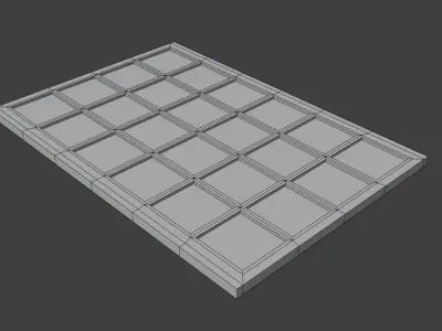 Macbeth Chart Color Checker 3D Model Free  Free low-poly 3D model