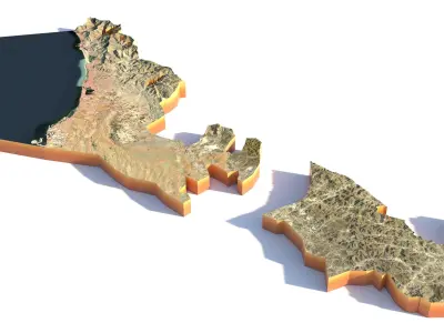 RAS AL Khaimah UAE 3D model