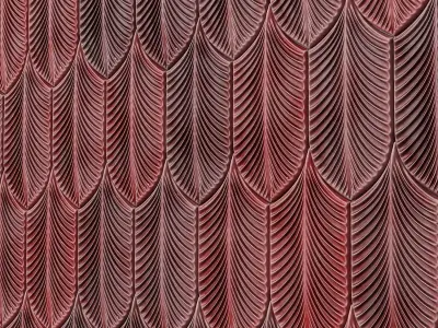 Calathea tiles 3D model