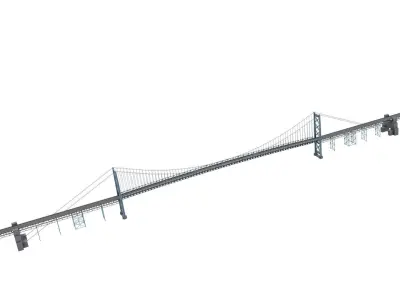 Ambassador Bridge 3D model