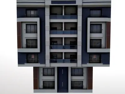 Architectural Building-10 Low-poly 3D model purchase