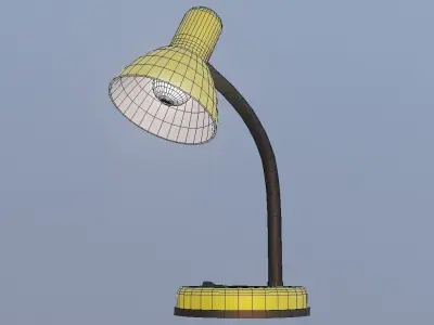 Simple desk lamp 3D model purchase