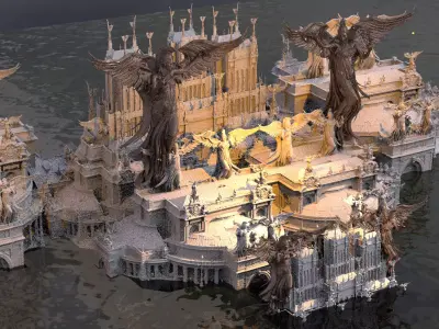 Victorian Angel City 4 3D model