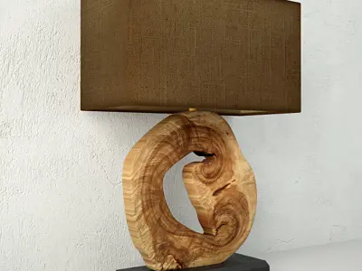 Acacia Table Lamp by Jamie Young 3D model