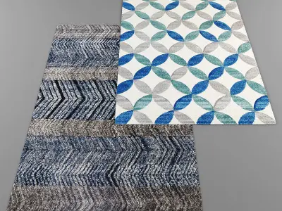Rugs set239 3D model