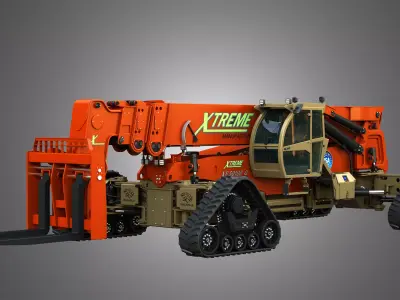 XR50100-G  Xtreme Telehandler 3D model