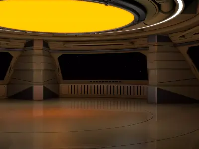 Sci Fi Room 3D model