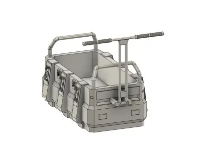 Coaxium Minecart 3D model