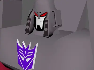 Mega EvilBoss - Low poly 3D model