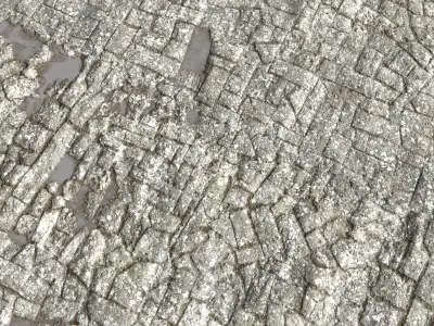 Old Floor Seamless 2 PBR Texture