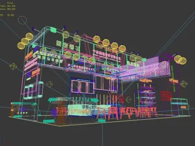 Exhibition - Area - 11X8-3DMAX2009-013 3D model