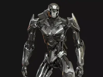 CyberKiller2 Low-poly 3D model