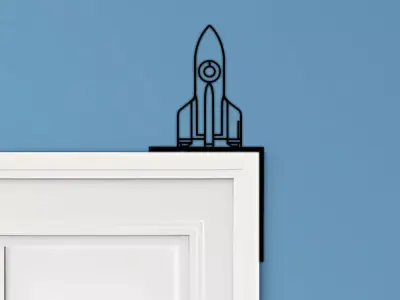 Rocket Door Corner Decor 3D print model purchase