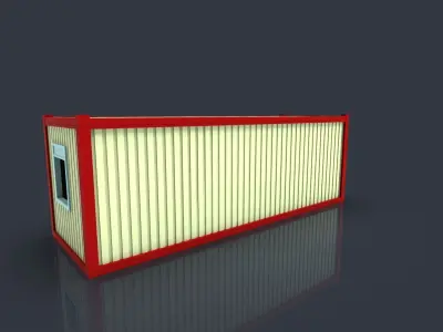 construction container houses 3D print model