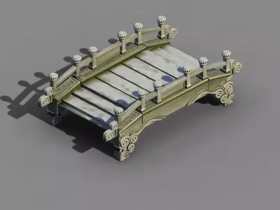 River Yang City - Bridge -05 3D model